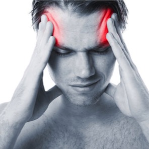 Throbbing and pounding tension headache migriane pain